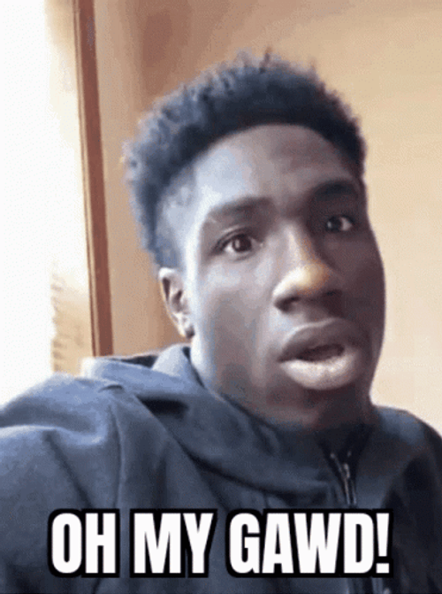 Omg Stunned Black Guy Meme GIF