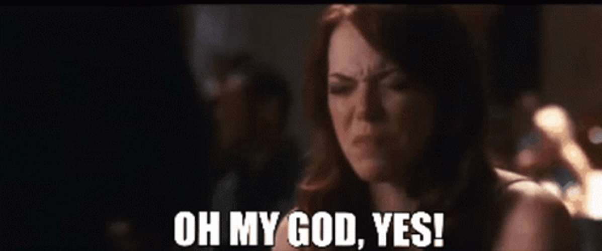 Omg Yes Emma Stone GIF