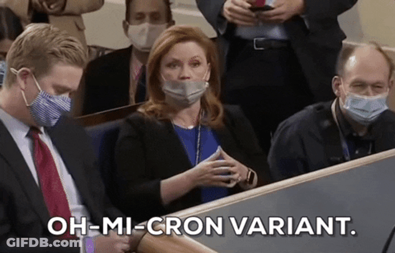 Omicron Variant  Face Mask GIF