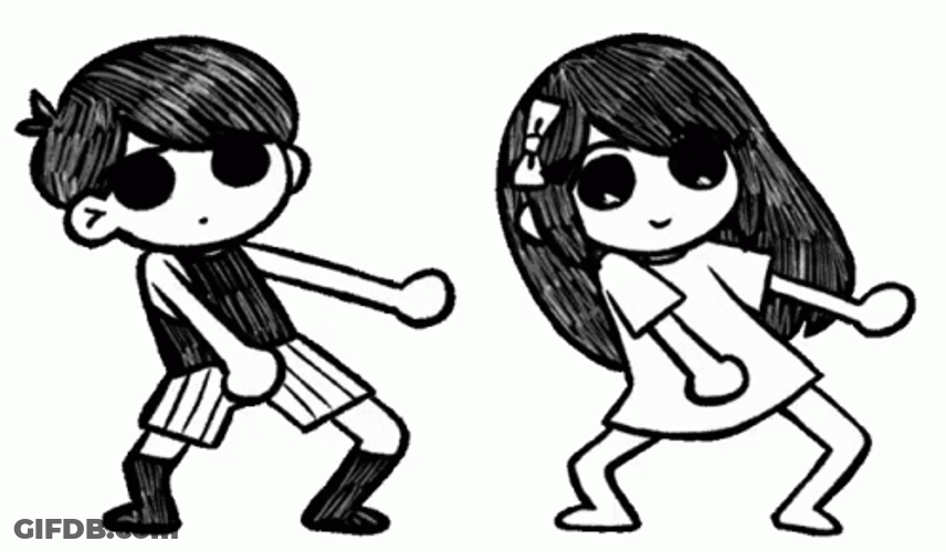 Omori And Aubrey Dancing GIF