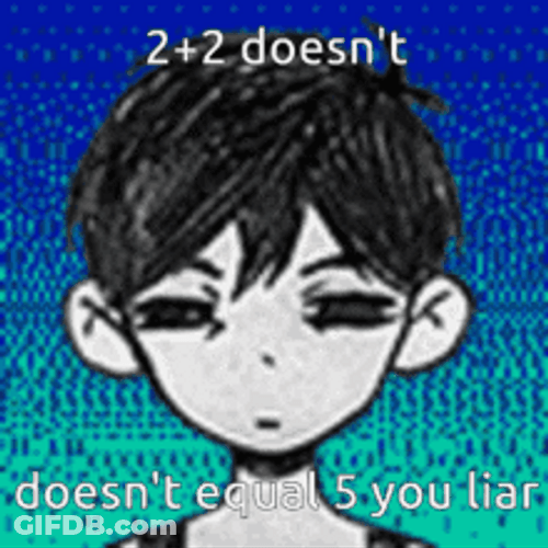 Omori Anime 2 Doesn't Equal 5 You Liar GIF