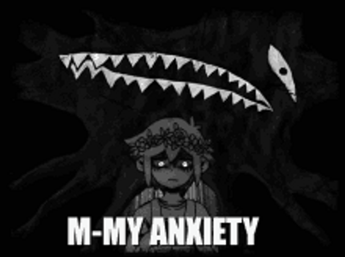 Omori Dark Monster Anxiety GIF