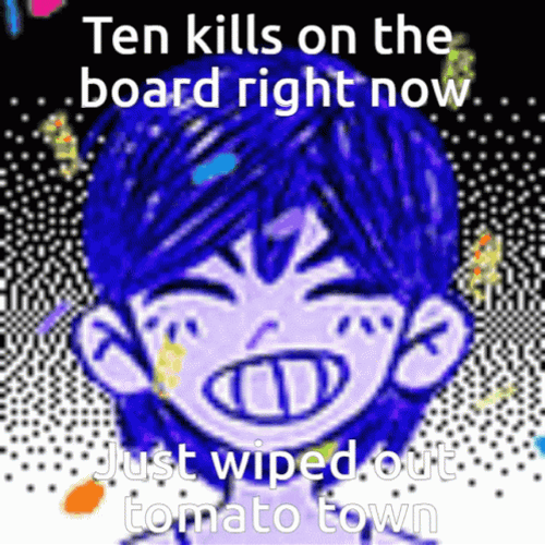Omori Looking Fulfilled GIF