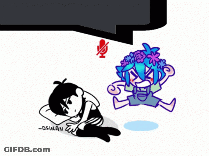 Omori Muting Basil GIF
