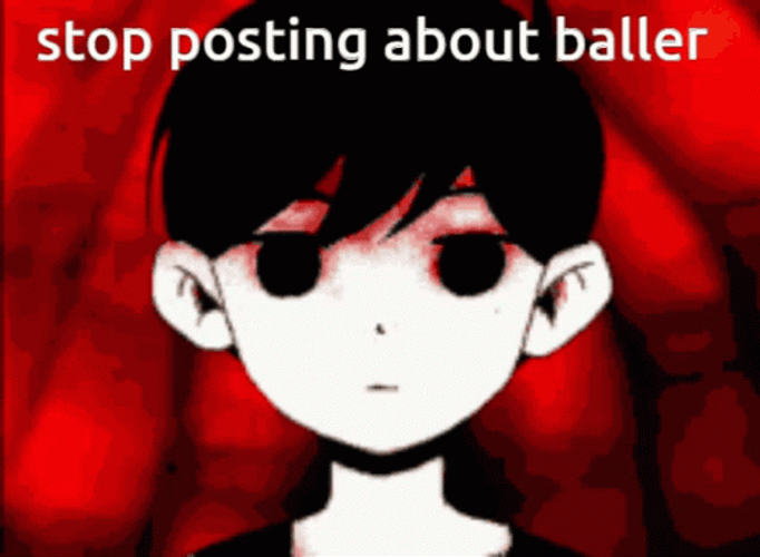 Omori Sad Anime Boy Stop Posting Baller GIF