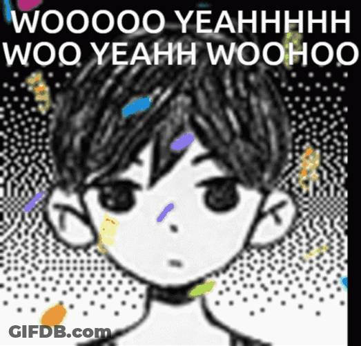 Omori Sarcastic Wooo GIF