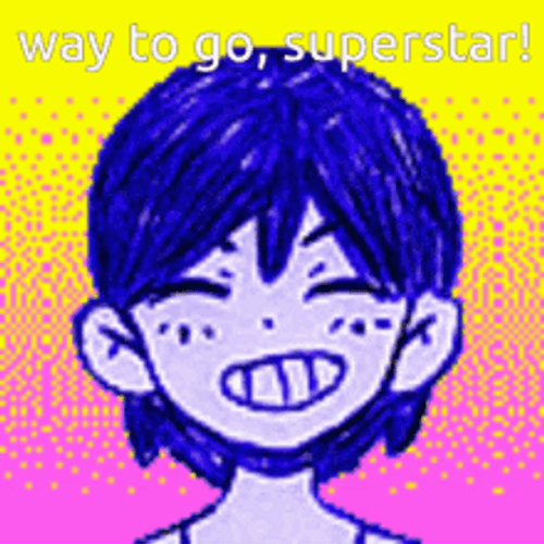 Omori Way To Go Superstar GIF