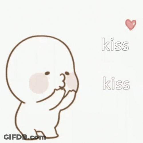 Ompangi Heart Big Kiss GIF