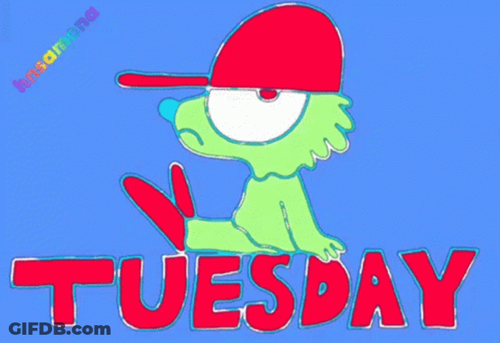 On A Tuesday Dino Side Eye GIF