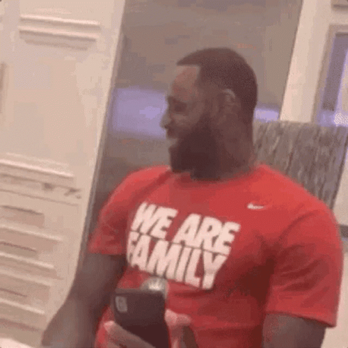 On A Tuesday Excited Lebron James GIF