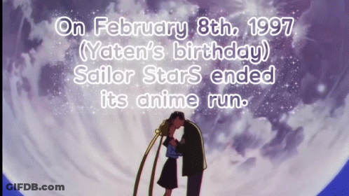 Yaten's Birthday Sailor Stars Anime Ended February 8 1997 GIF