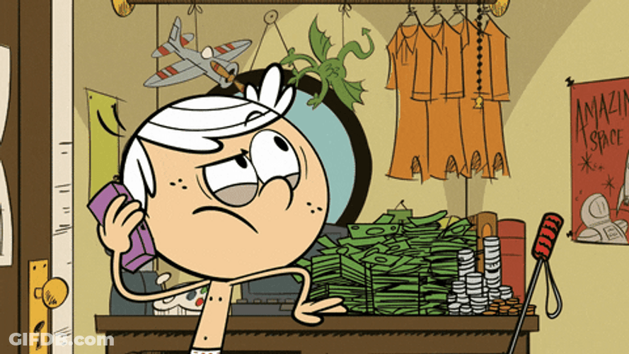 On Hold The Loud House Lincoln Waiting GIF