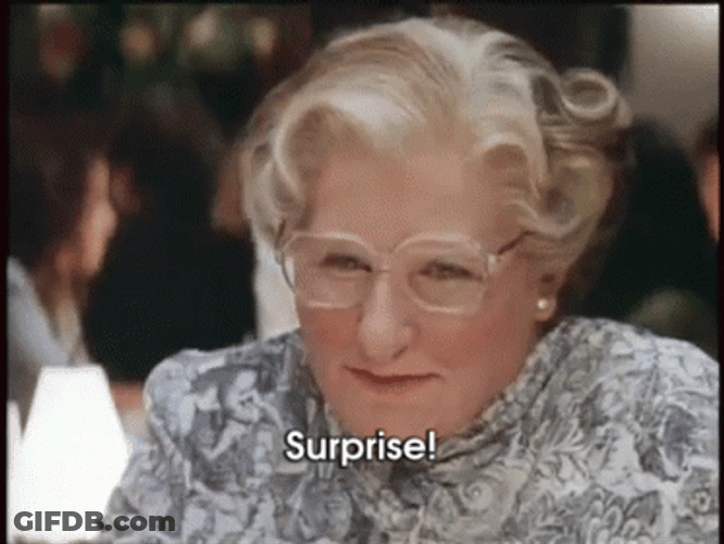 On My Way Ribin Williams Surprise GIF