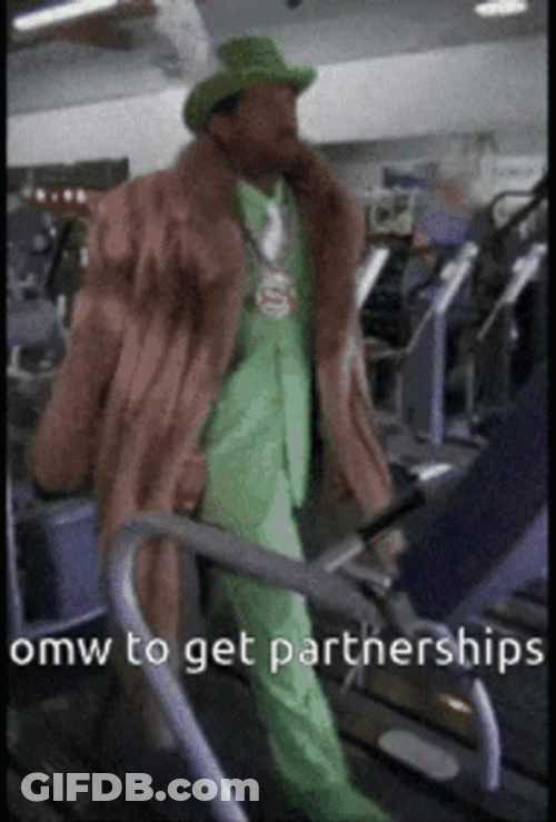 On My Way To Get Partnerships Pimp GIF