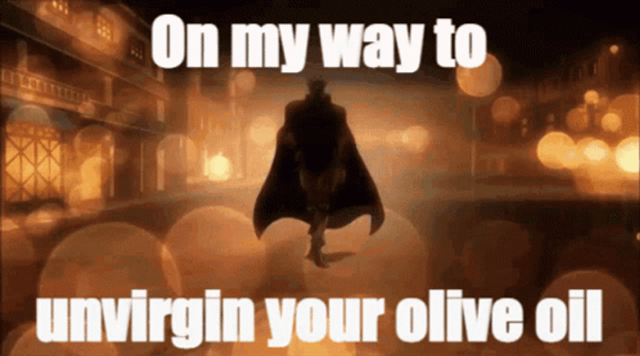 On My Way To Your Olive Oil GIF