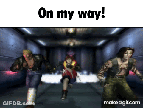 On My Way Video Game Scene GIF