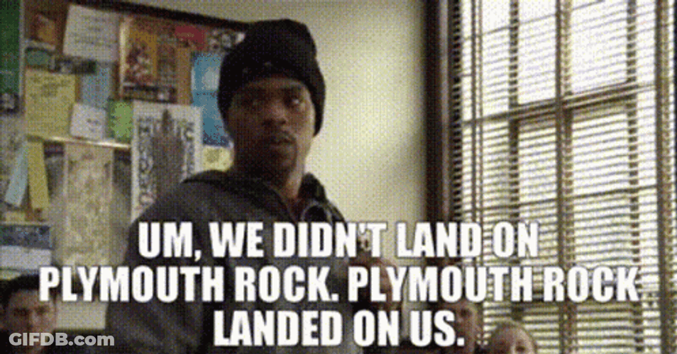 On Plymouth Rock Landed GIF
