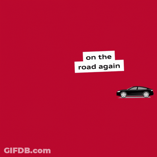On The Road Again Car Driving GIF