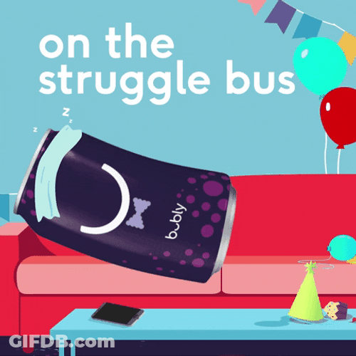 On The Struggle Bus GIF