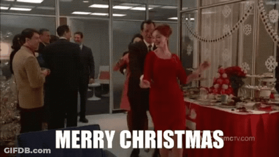 Once A Year Christmas Party GIF