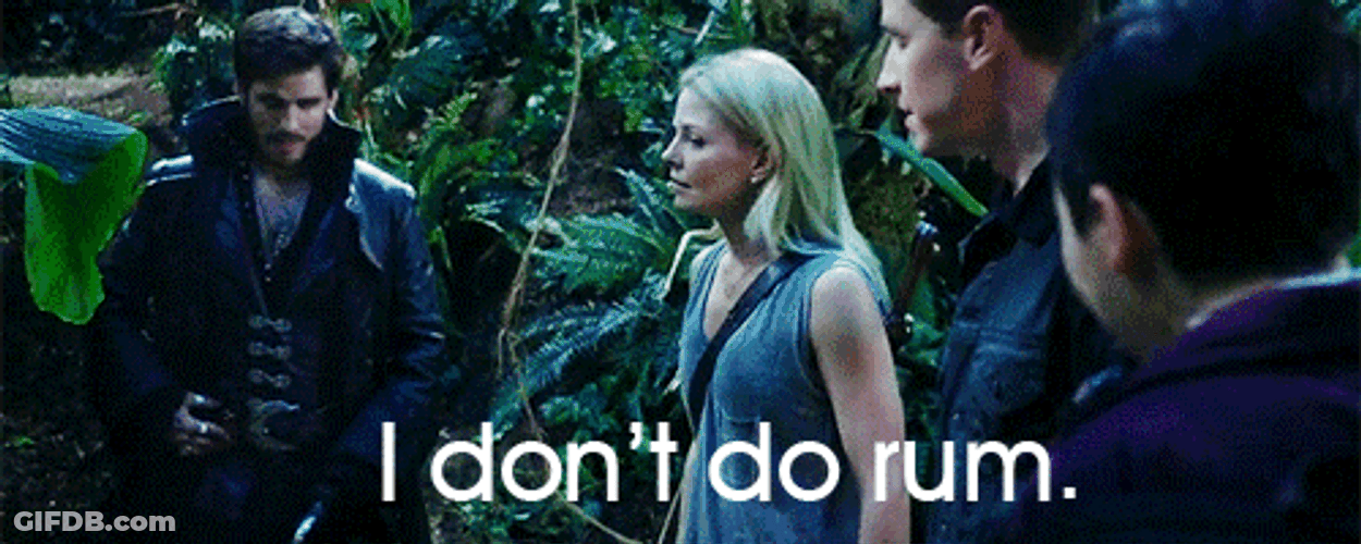 Once Upon A Time Dont Do Rum GIF