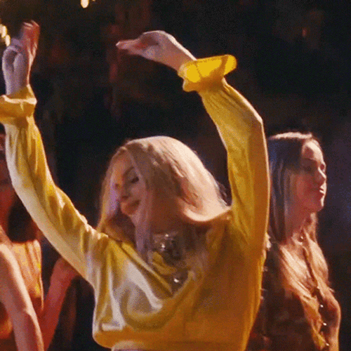 Once Upon A Time In Hollywood Margot Partying GIF
