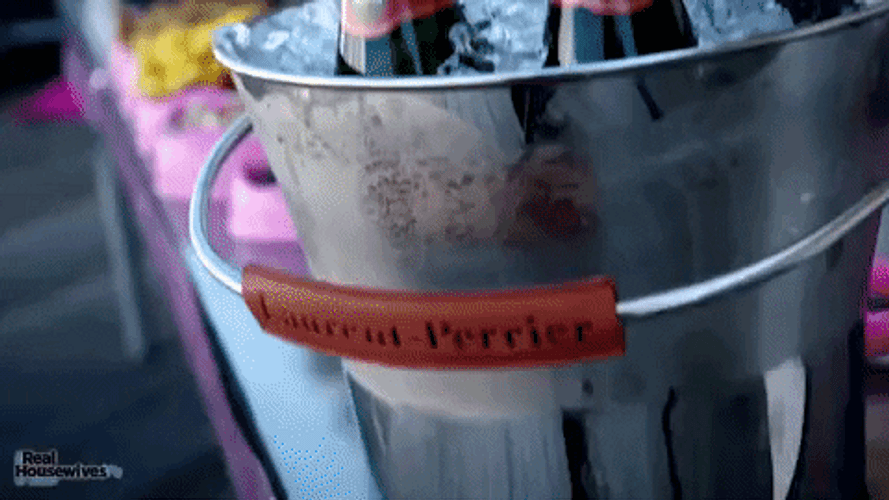 One Bucket Happy Birthday Champagne GIF
