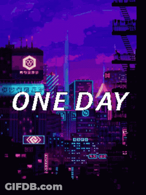 One Day Aesthetic City Line GIF