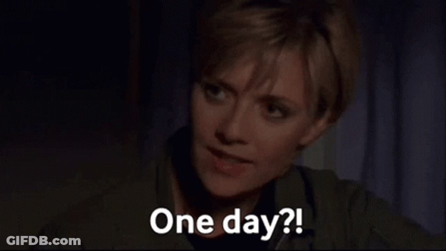 One Day Samantha Carter GIF