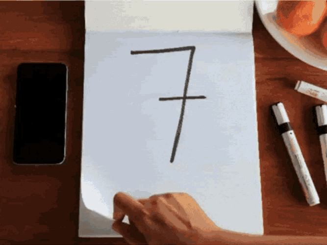 One Day To Go Paper Countdown GIF