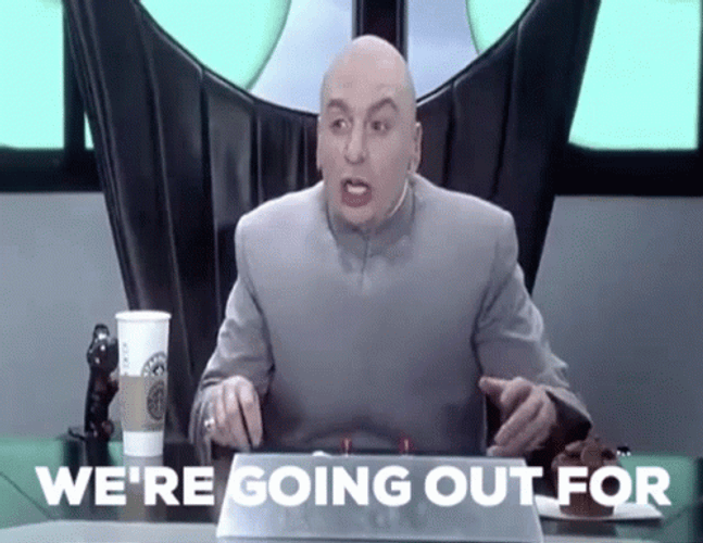 One Drink Dr Evil One Million Dollars GIF