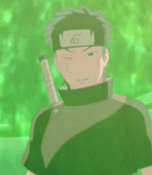 One-Eyed Uchiha Shisui Activating Susanoo GIF