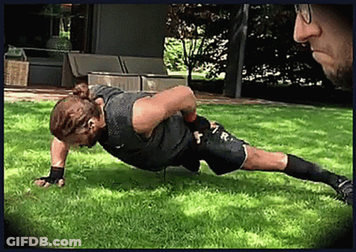 One Hand Push Up Can Yaman GIF