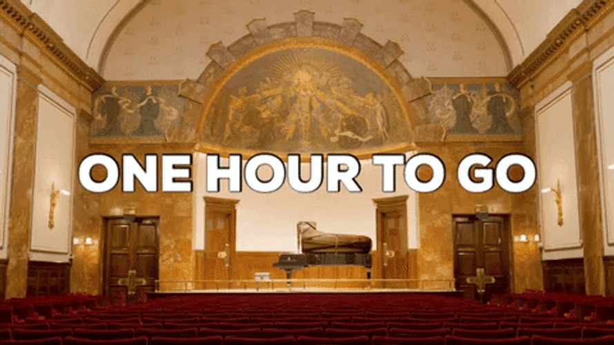 One Hour To Go Countdown GIF