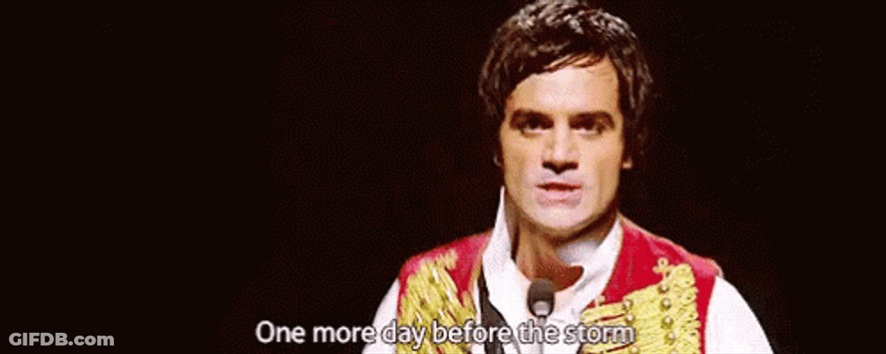 One More Day Before Storm Song Les Miserables GIF
