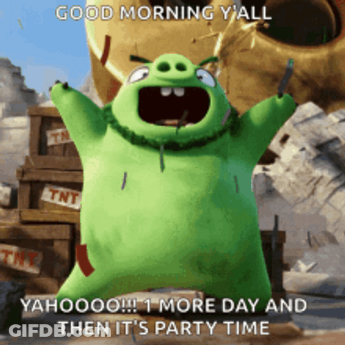 One More Day Dance King Leonard Mudbeard Angry GIF