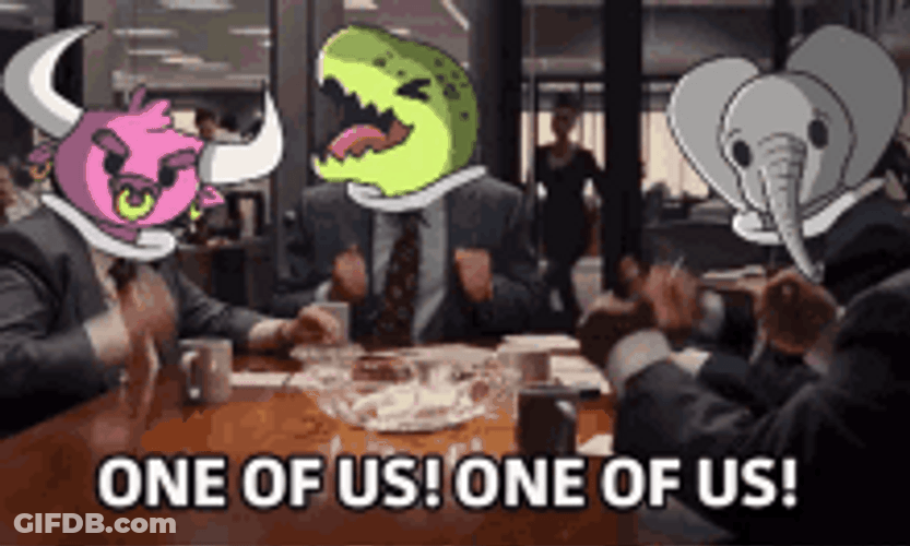 One Of Us Wild Animals Meme GIF
