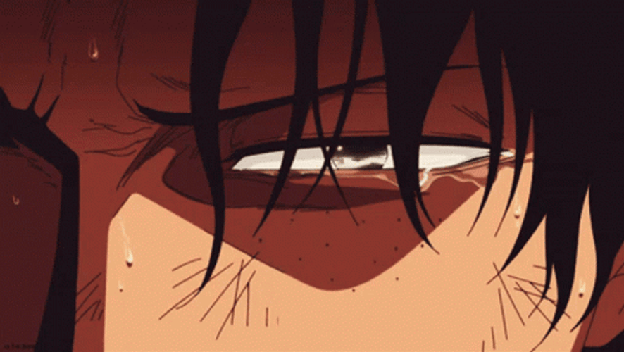 One Piece Ace Tearful Eye GIF