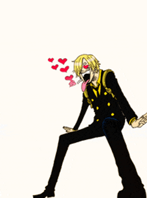 One Piece Character Sanji In Love GIF