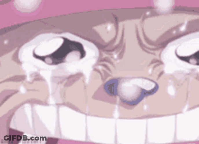 One Piece Chopper Angry Crying GIF