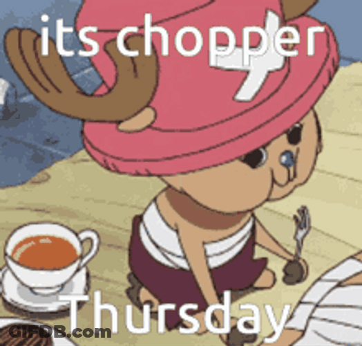 One Piece Chopper Chewing Food Eating GIF