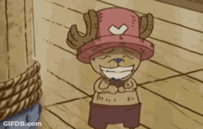 One Piece Chopper Happy Dancing GIF