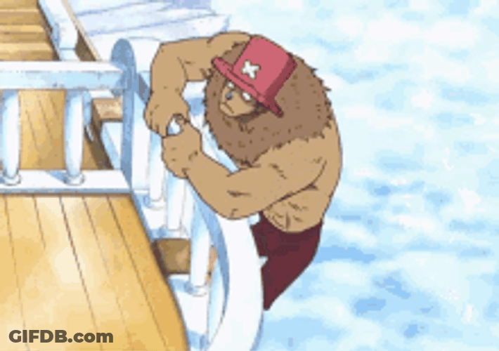 One Piece Chopper Transform From Sexy Hunk GIF