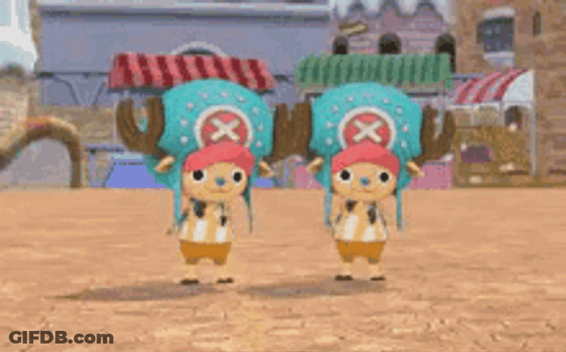 One Piece Chopper VRChat Synchronized Dance GIF