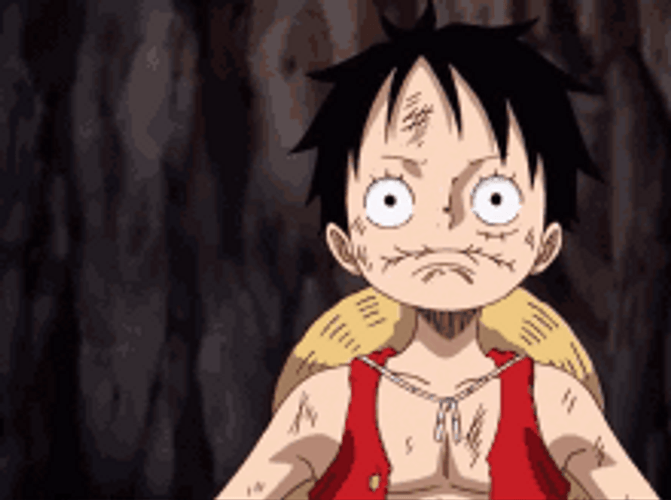 One Piece Luffy Have A Question GIF