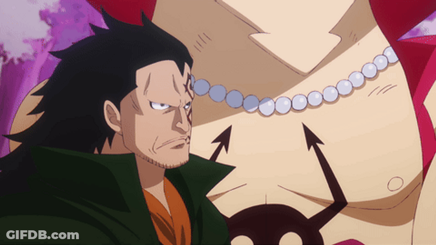 One Piece Monkey D Dragon Looking Irritated GIF