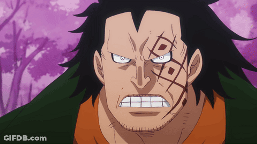 One Piece Monkey D Dragon Shouting GIF