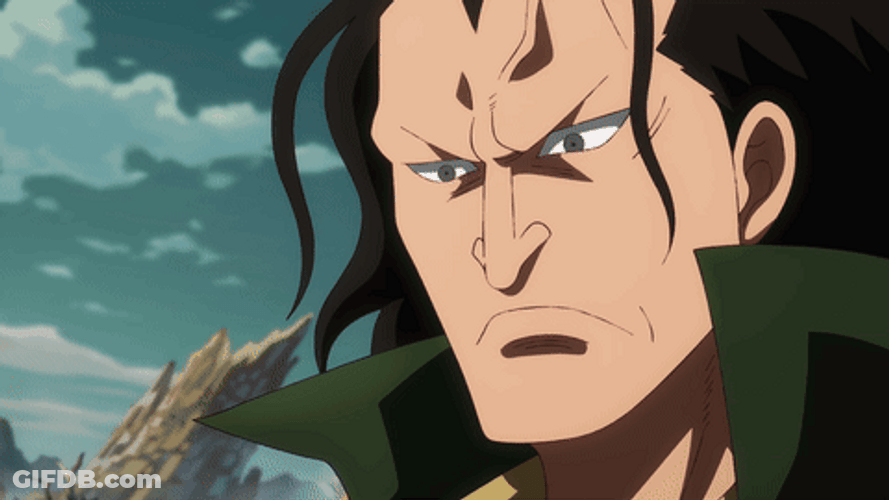 One Piece Monkey D Dragon Side View GIF
