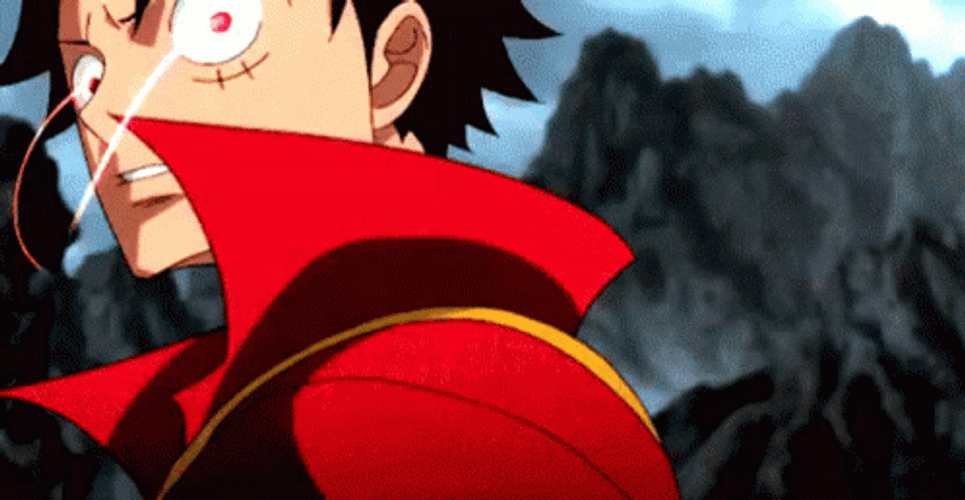 One Piece Monkey D. Luffy Eyes GIF