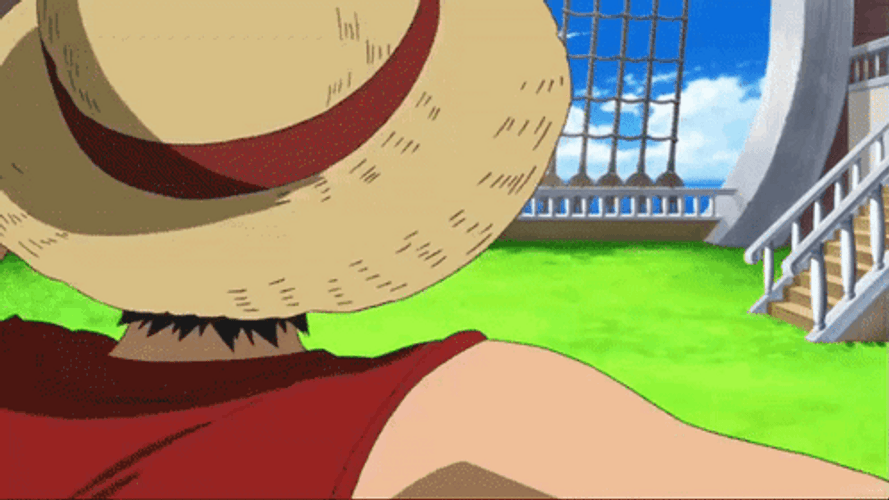 One Piece Nami Luffy Usopp Running GIF
